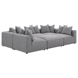 Jennifer 6-piece Upholstered Modular Sectional Grey - 551594-SET