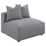Jennifer 6-piece Upholstered Modular Sectional Grey - 551594-SET