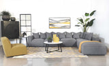 Jennifer Upholstered Corner Chair Grey - 551595
