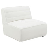 Sunny Upholstered Armless Chair Natural - 551621