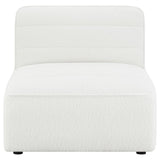 Sunny Upholstered Armless Chair Natural - 551621