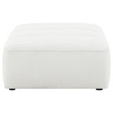 Sunny Square Upholstered Ottoman Natural - 551623