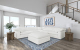Raleigh 6-piece Boucle Upholstered Modular Sectional Ivory - 551751-SETA
