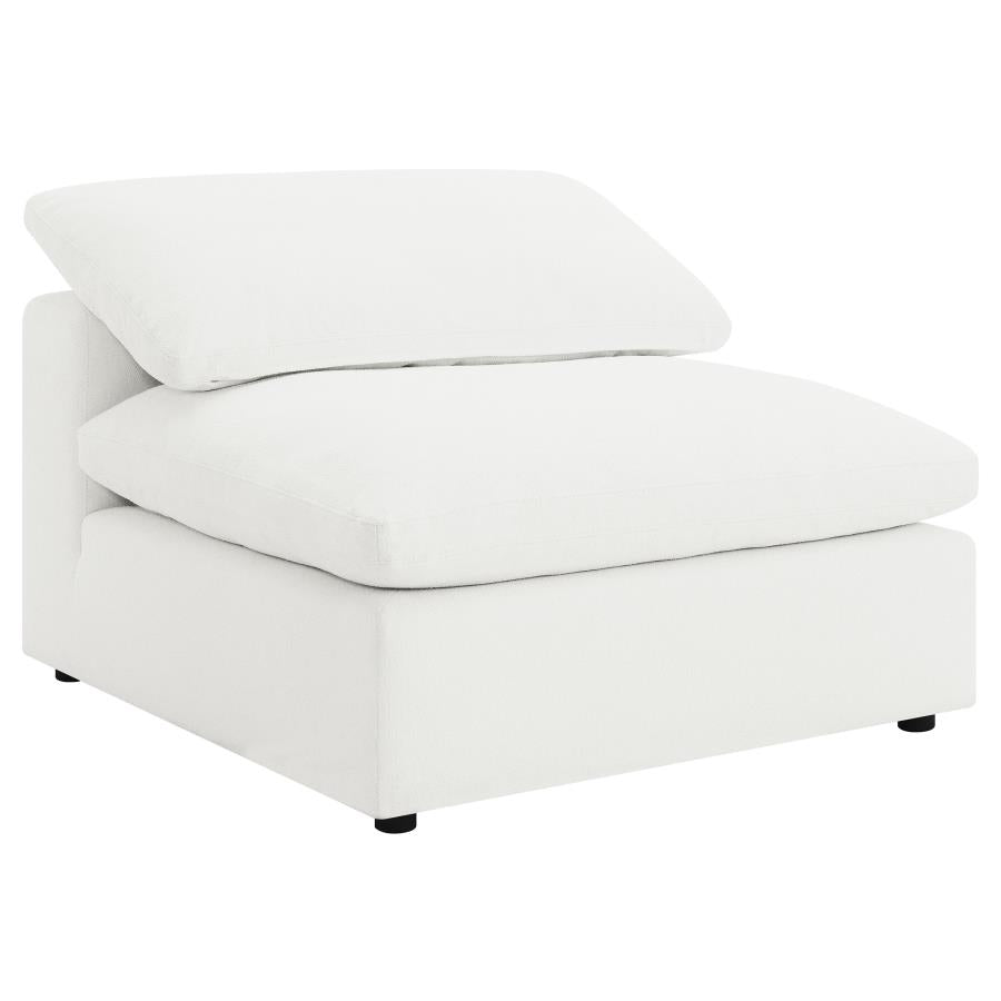 Raleigh 6-piece Boucle Upholstered Modular Sectional Ivory - 551751-SETA