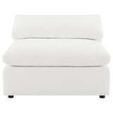 Raleigh 5-piece Boucle Upholstered Modular Sectional Ivory - 551751-SETB