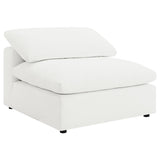 Raleigh Boucle Upholstered Armless Chair Ivory - 551751