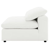 Raleigh Boucle Upholstered Armless Chair Ivory - 551751