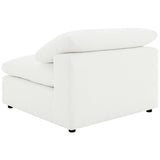 Raleigh Boucle Upholstered Armless Chair Ivory - 551751