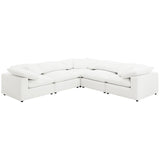 Raleigh Boucle Upholstered Armless Chair Ivory - 551751