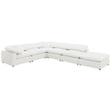 Raleigh Boucle Upholstered Armless Chair Ivory - 551751
