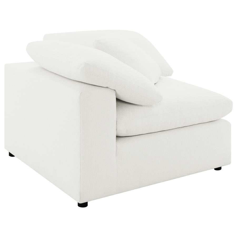 Raleigh Boucle Upholstered Corner Chair Ivory - 551752