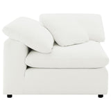 Raleigh Boucle Upholstered Corner Chair Ivory - 551752