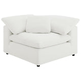 Raleigh Boucle Upholstered Corner Chair Ivory - 551752