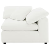 Raleigh Boucle Upholstered Corner Chair Ivory - 551752