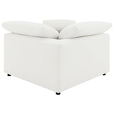 Raleigh Boucle Upholstered Corner Chair Ivory - 551752