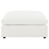 Raleigh Boucle Upholstered Ottoman Ivory - 551753