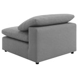 Raleigh 5-piece Boucle Upholstered Modular Sectional Grey - 551754-SETB