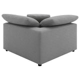 Raleigh 5-piece Boucle Upholstered Modular Sectional Grey - 551754-SETB