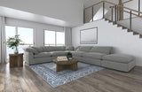 Raleigh 6-piece Boucle Upholstered Modular Sectional Grey - 551754-SET