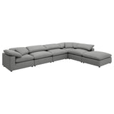 Raleigh 6-piece Boucle Upholstered Modular Sectional Grey - 551754-SET