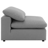 Raleigh Boucle Upholstered Armless Chair Grey - 551754