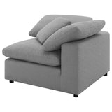 Raleigh Boucle Upholstered Corner Chair Grey - 551755