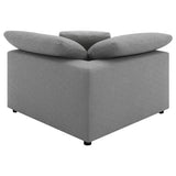 Raleigh Boucle Upholstered Corner Chair Grey - 551755