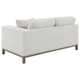 Geneva Boucle Upholstered Sectional Chaise Sofa Sand - 551777