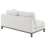 Geneva Boucle Upholstered Sectional Chaise Sofa Sand - 551777