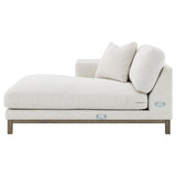 Geneva Boucle Upholstered Sectional Chaise Sofa Sand - 551777