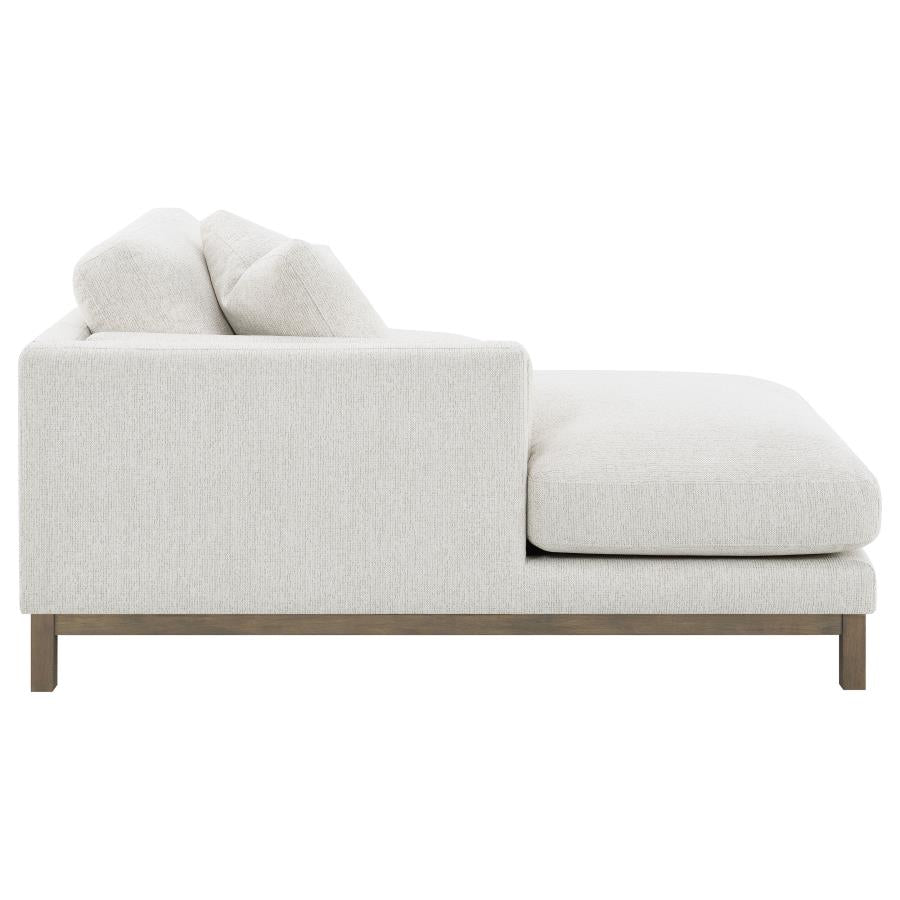Geneva Boucle Upholstered Sectional Chaise Sofa Sand - 551777