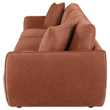 Elysia Chenille Upholstered Modular Lounge Sofa Coral - 551891-SOFA