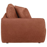 Elysia Chenille Upholstered Modular LAF Chair Coral - 551894LAF