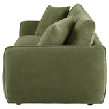 Elysia Chenille Upholstered Modular Lounge Loveseat Green - 551895-LOVE