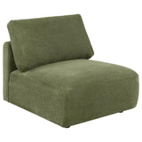 Elysia 6-piece Chenille Upholstered Modular Sectional Sofa Green - 551895-SET