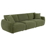 Elysia Chenille Upholstered Modular Lounge Sofa Green - 551895-SOFA
