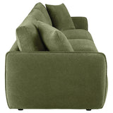 Elysia Chenille Upholstered Modular Lounge Sofa Green - 551895-SOFA