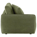 Elysia Chenille Upholstered Modular LAF Chair Green - 551898LAF