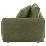 Elysia Chenille Upholstered Modular RAF Chair Green - 551898RAF