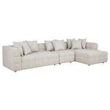 Amara 3-Piece Upholstered Sectional Sofa - 551911-SETA