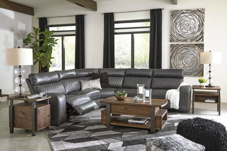 Samperstone 5-Piece Power Reclining Sectional - 55203S1