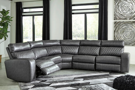 Samperstone 5-Piece Power Reclining Sectional - 55203S1