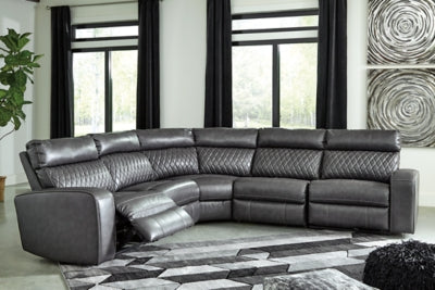 Samperstone 5-Piece Power Reclining Sectional - 55203S1