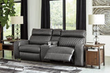 Samperstone 3-Piece Power Reclining Sectional Loveseat - 55203S3