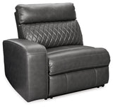 Samperstone 2-Piece Power Reclining Sectional Loveseat - 55203S5