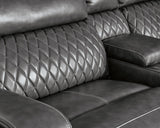 Samperstone 3-Piece Power Reclining Sectional Loveseat - 55203S3