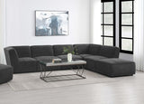 Sunny 6-piece Upholstered Modular Sectional Sofa Charcoal - 552081-SET