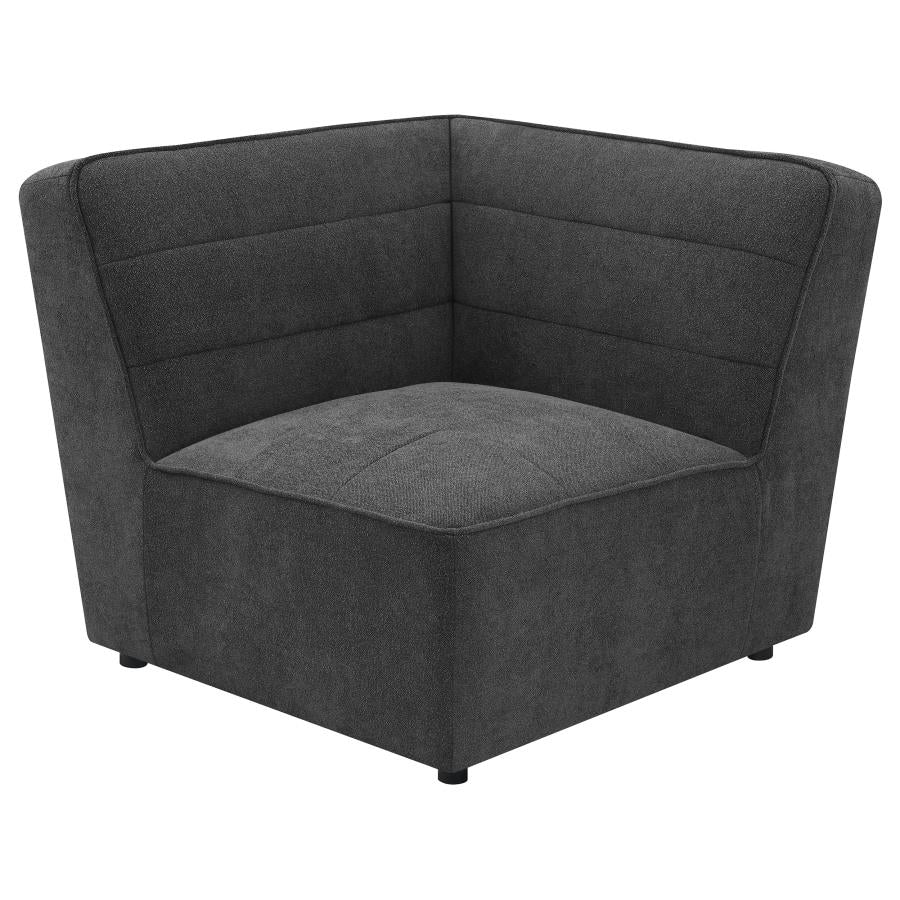 Sunny Upholstered Corner Chair Dark Charcoal - 552082