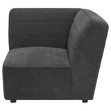 Sunny Upholstered Corner Chair Dark Charcoal - 552082