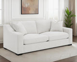 Ashlyn Fabric Upholstered Track Arm Sofa Sand - 552091